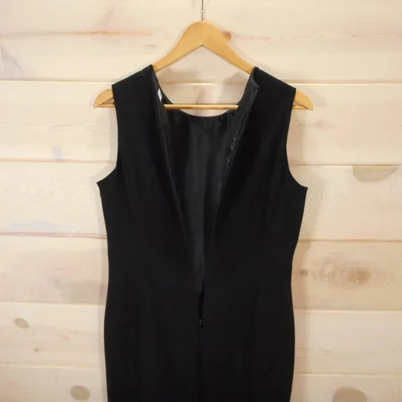 Calvin Klein Women's Size 8 Sheath Dress Sleeveless Lined Back Zip Career - Picture 4 of 6